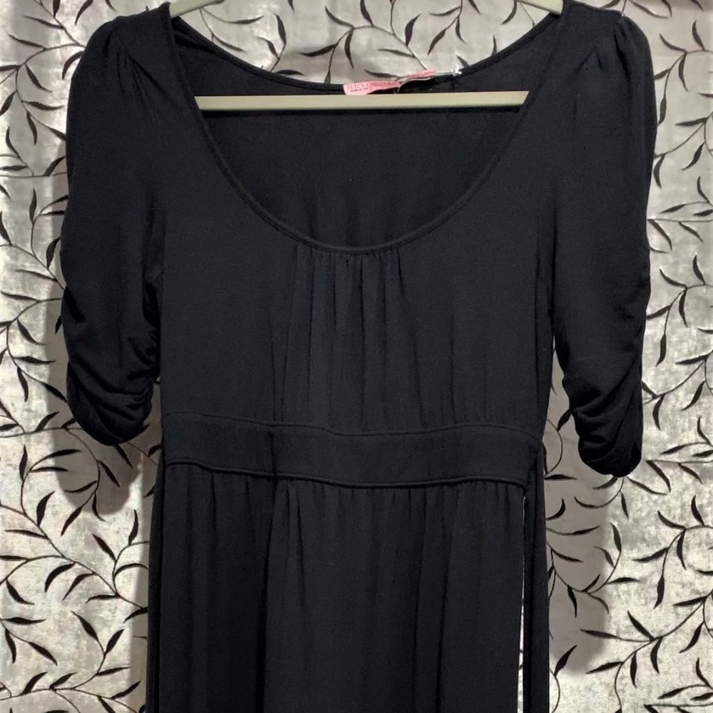 Juicy Couture Black T-Shirt Dress size P